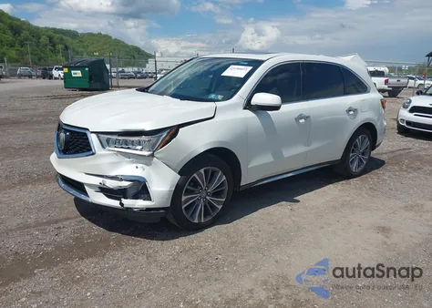 2018 Acura Mdx Technology Package Acurawatch Plus Pkg from USA, damaged, VIN 5J8YD4H56JL015652